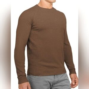 Magaschoni Raglan Sleeve Rolled Edge Sweater - Mens Small